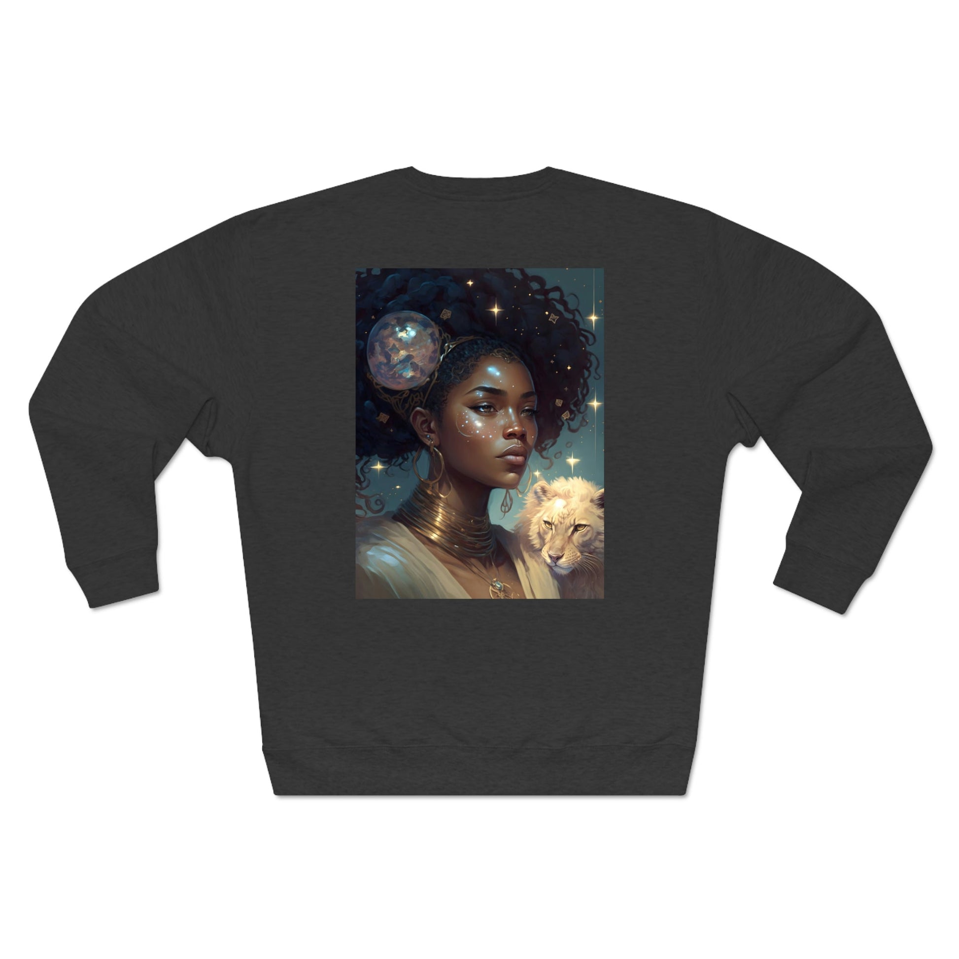 Unisex Premium Zodiac Crewneck Sweatshirt (Leo) Blaq Aesthetics