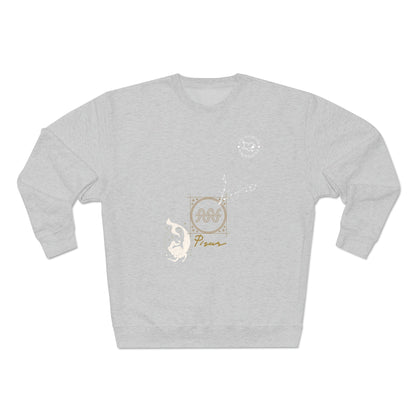 Unisex Premium Zodiac Crewneck Sweatshirt (Pisces) Blaq Aesthetics