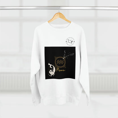 Unisex Premium Zodiac Crewneck Sweatshirt (Pisces) Blaq Aesthetics