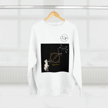 Unisex Premium Zodiac Crewneck Sweatshirt (Sagittarius) Blaq Aesthetics