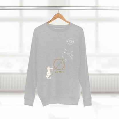 Unisex Premium Zodiac Crewneck Sweatshirt (Sagittarius) Blaq Aesthetics