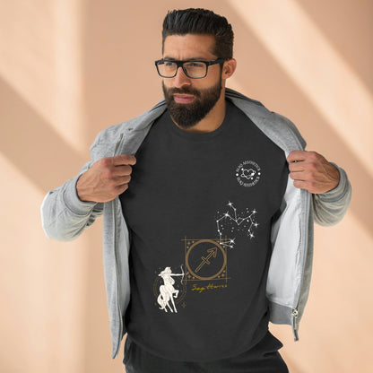 Unisex Premium Zodiac Crewneck Sweatshirt (Sagittarius) Blaq Aesthetics