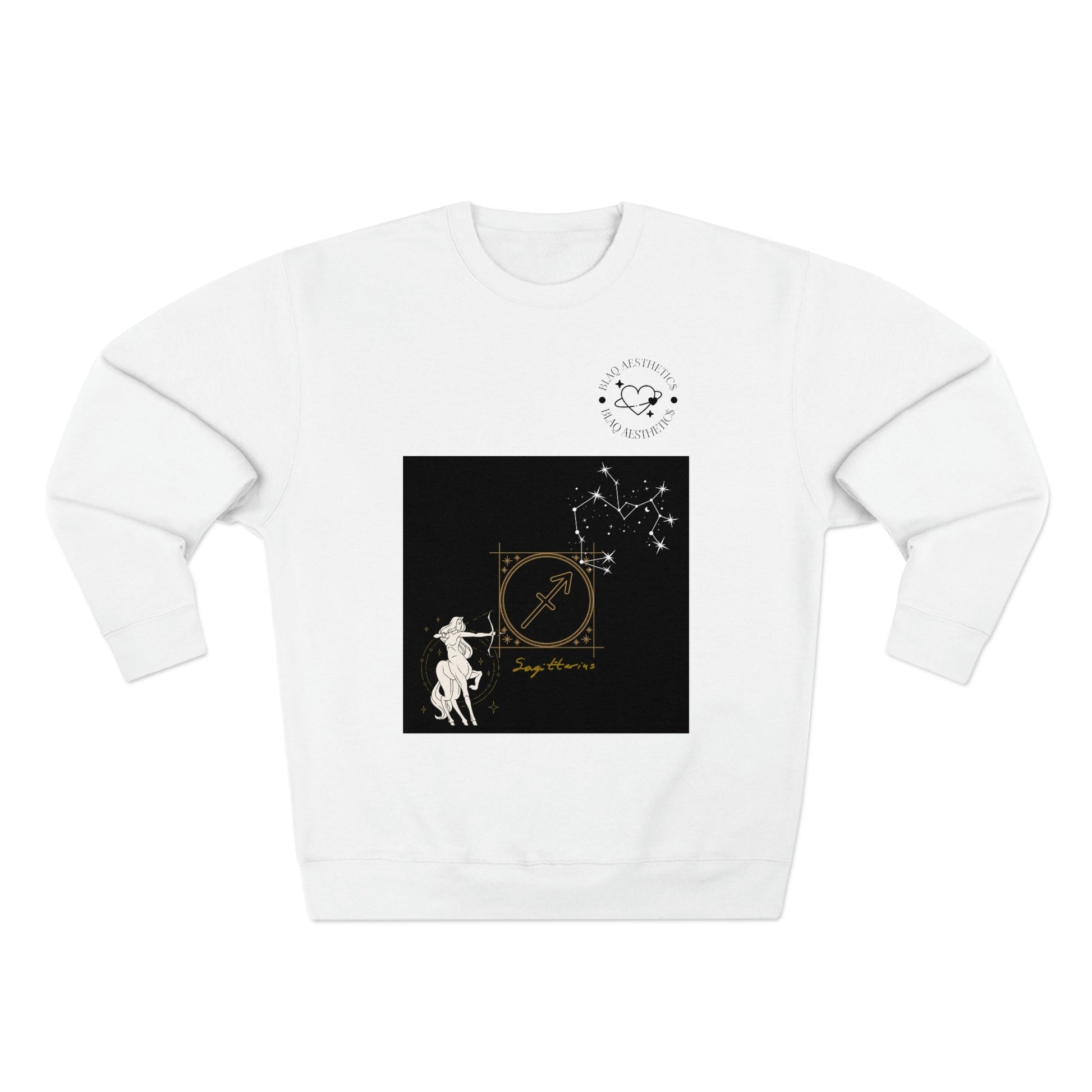 Unisex Premium Zodiac Crewneck Sweatshirt (Sagittarius) Blaq Aesthetics