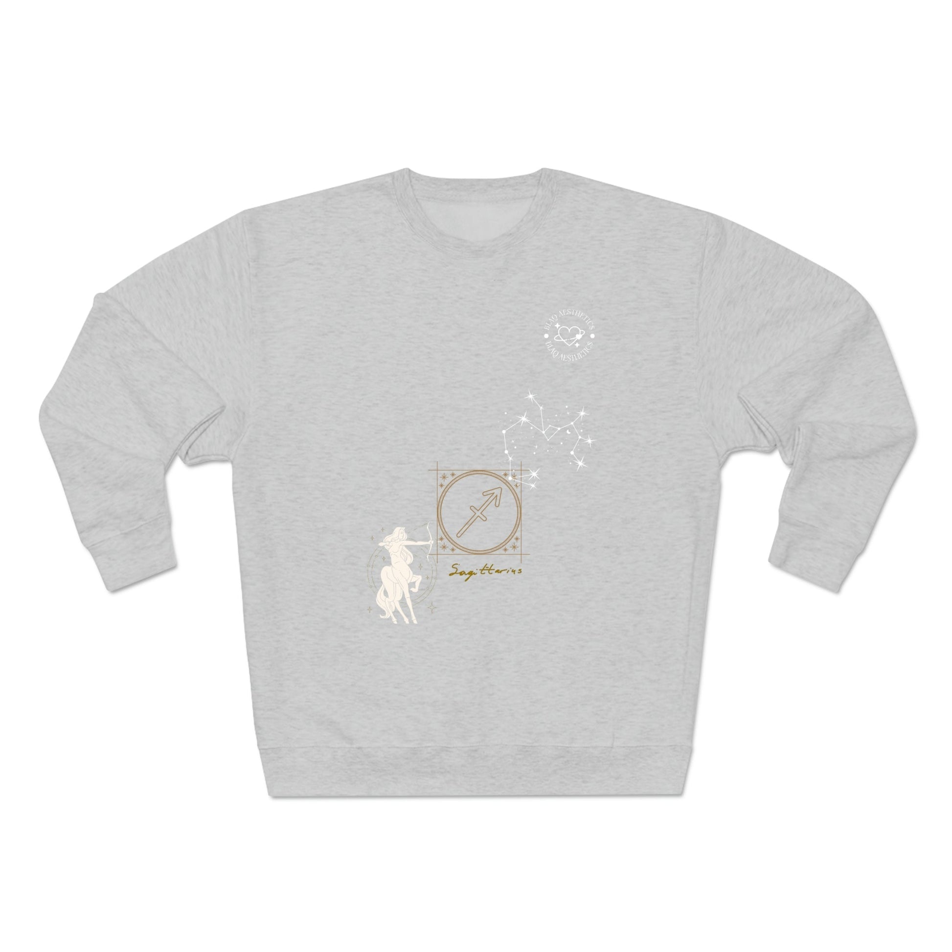 Unisex Premium Zodiac Crewneck Sweatshirt (Sagittarius) Blaq Aesthetics