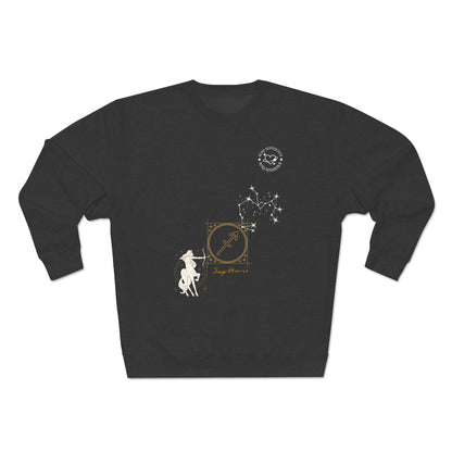 Unisex Premium Zodiac Crewneck Sweatshirt (Sagittarius) Blaq Aesthetics