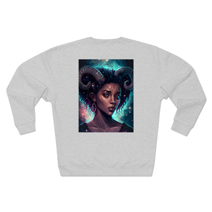 Unisex Premium Zodiac Crewneck Sweatshirt (Taurus) Blaq Aesthetics