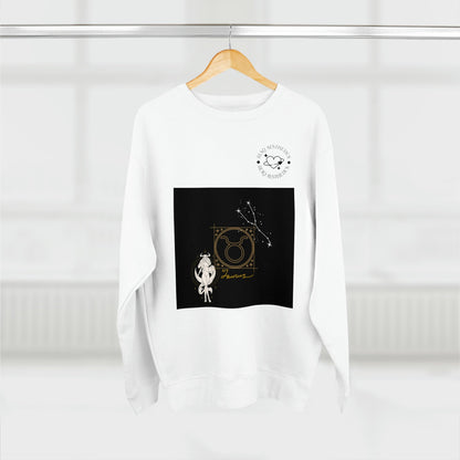 Unisex Premium Zodiac Crewneck Sweatshirt (Taurus) Blaq Aesthetics