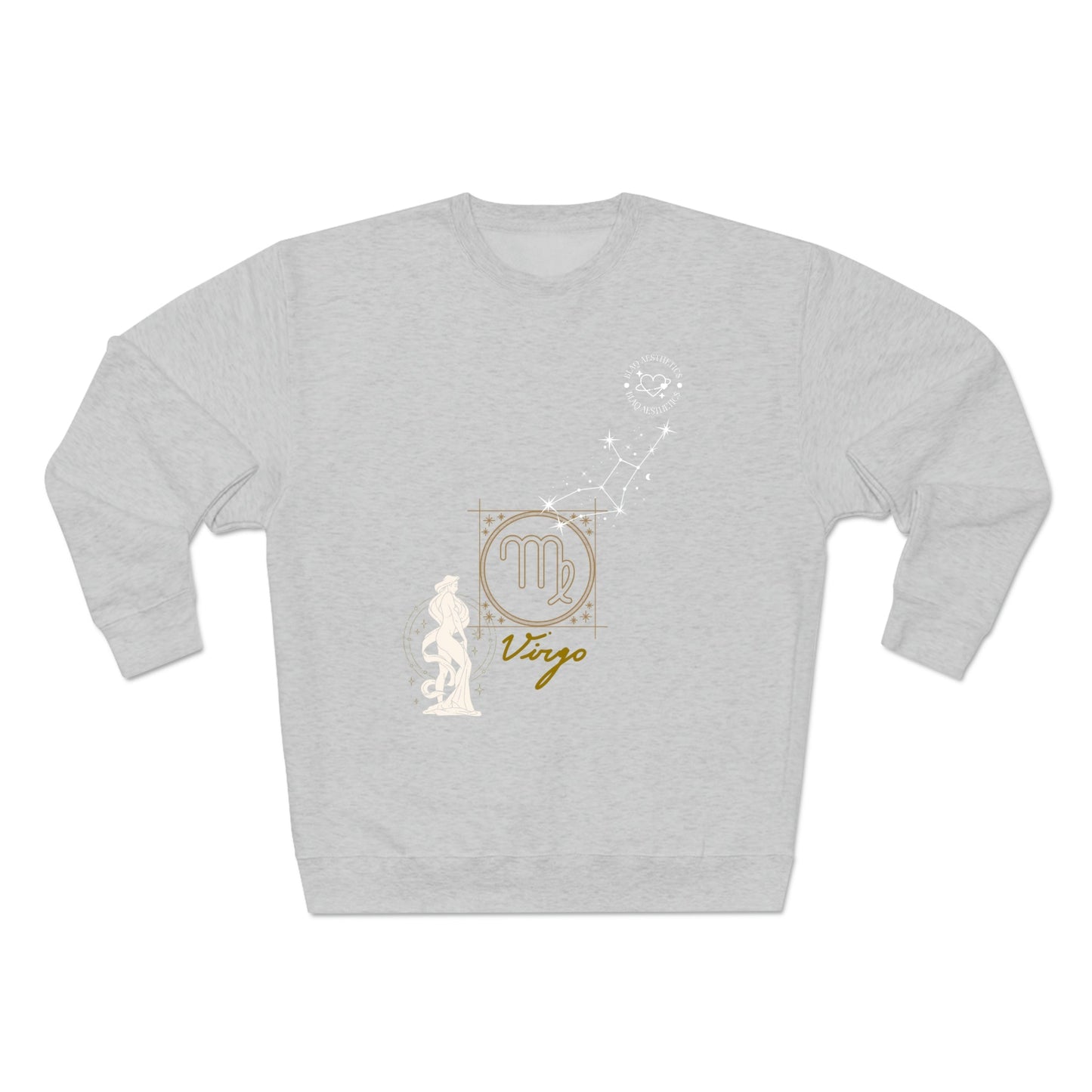 Unisex Premium Zodiac Crewneck Sweatshirt (Virgo) Blaq Aesthetics