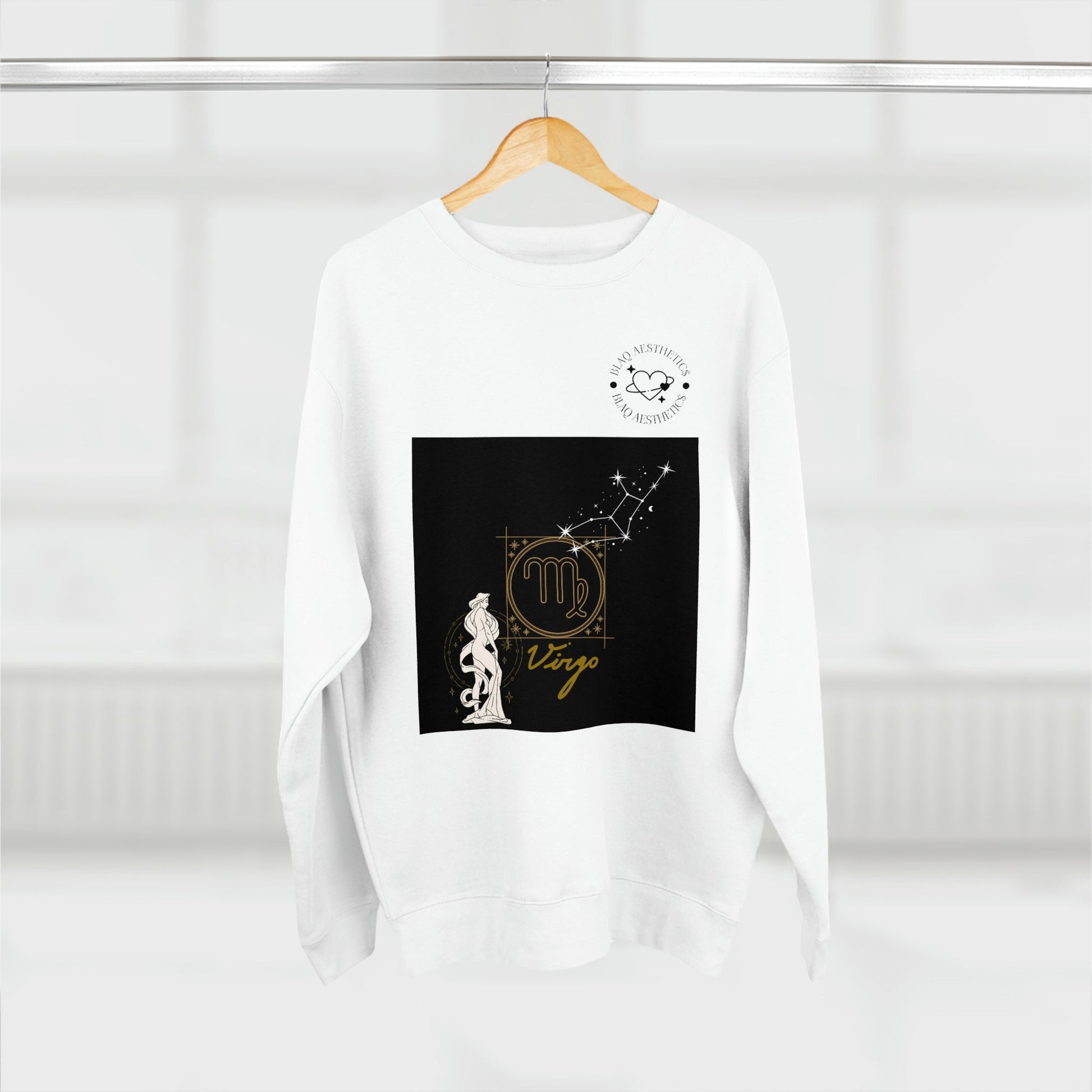 Unisex Premium Zodiac Crewneck Sweatshirt (Virgo) Blaq Aesthetics